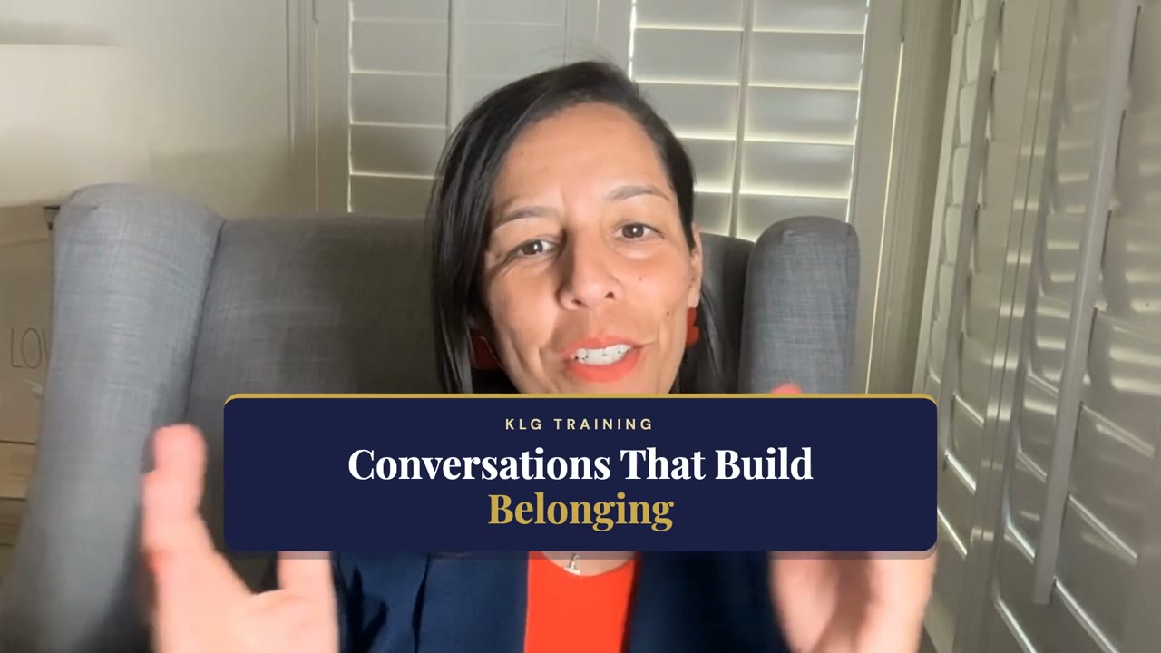 Dr. Isa Karabed introduces Conversations that Build Belonging