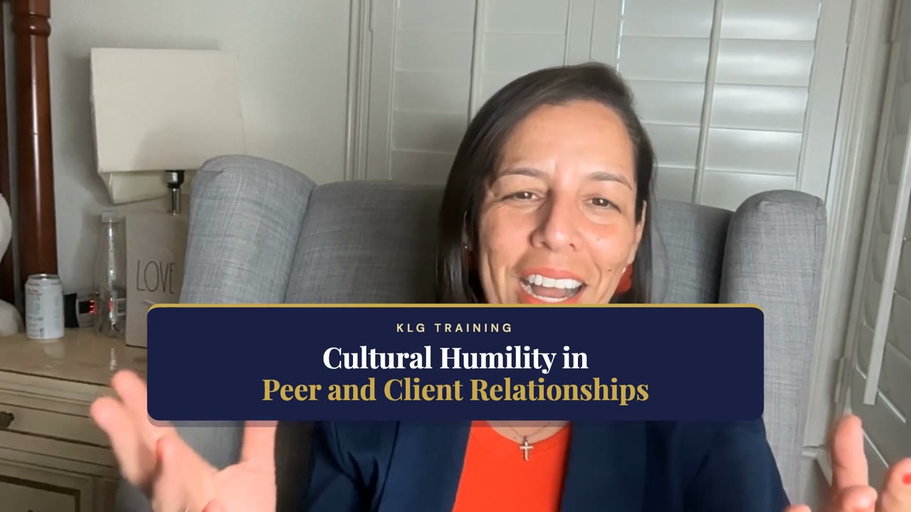 Dr. Isa Karabed introduces Cultural Humility in Client and Peer Relationships